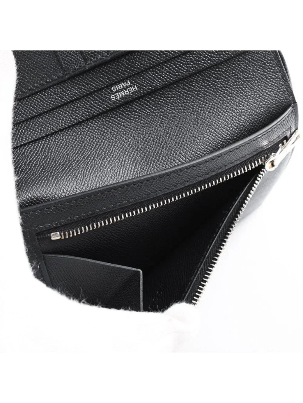 Hermes Compact Wallet Bearn Monochrome